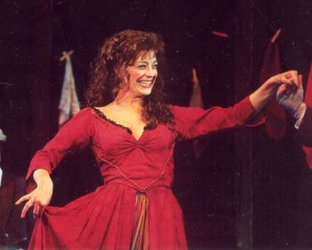 Playing Nancy in "Oliver" - this shot was taken during the song "I'd Do Anything"

