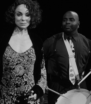 Onstage with Jasmine Guy
