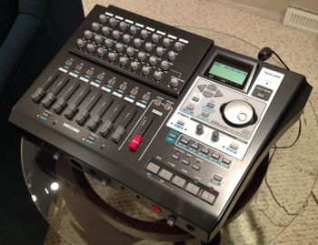 2008-My first digital recording setup - 8 tracks with a built-in CD burner
