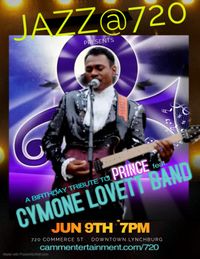 Jazz@720 presents Cymone Lovett & Band: Birthday Tribute To Prince