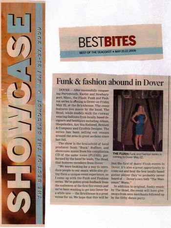 Flush : Funk & Fashion / Showcase Magazine Best of the Seacoast
