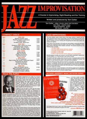 Jazz Improvisation Ear Training Course, Music Minus One, 1983. CD reissue, 2003.
