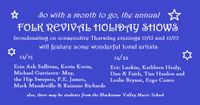 Holiday Show on The Folk Revival with Nick Noble