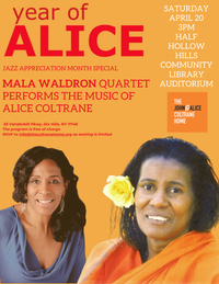 Mala Waldron Quartet: Celebrating the Music of Alice Coltrane