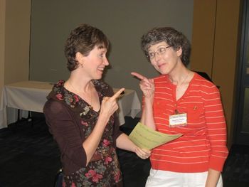 Debbie Youngblood and Rebecca Hovan at NFA Convention
