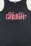 Ladies Crush Tank (Pink on Black)