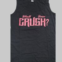 Ladies Crush Tank (Pink on Black)