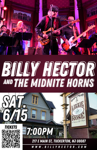 Billy Hector  Band featuring tHe MIDNITE HORNS, Keys & the queen!!