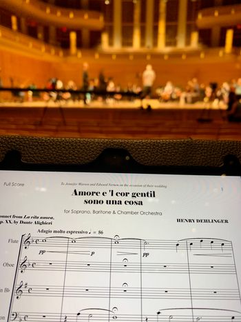 Rehearsing "Amore" with NatPhil
