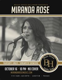 Brass House Ballroom Presents "Miranda Rose"