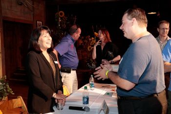 Adam_CSharpwith_Julie_Owens__at_TEA_Event_at_Knott_s_Berry_Farm
