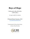 Rays of Hope for Organ by Pamela Ruiter-Feenstra