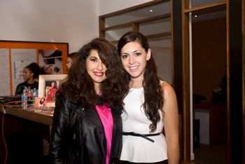 Patrizia @ TIFF 2012 with Skylar Ent ertainment 's Cristina Mancini
