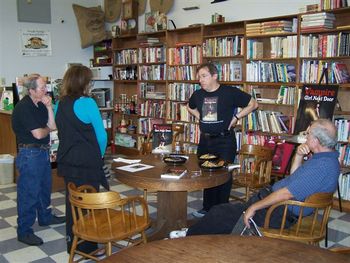 Zephyr Books, Reno, Book Signing, September 22, 2012. This is the location of the back cover photo.
