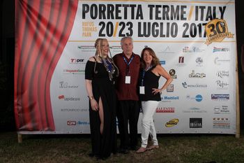 LaRhonda, me, and my wife & manager Tracy Turner-Pain @ Porretta Tracy helped with all the planning & logistics of our Italian trip, as well as documenting our performances and much more

