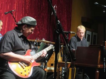Bruce and I had a ball at his 3-6-15 benefit at Jimmy Mak's Bruce suffers from leukemia and diabetes, but he still plays fantastic guitar!
