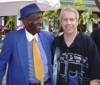 With "Blue," the fine blues pianist
