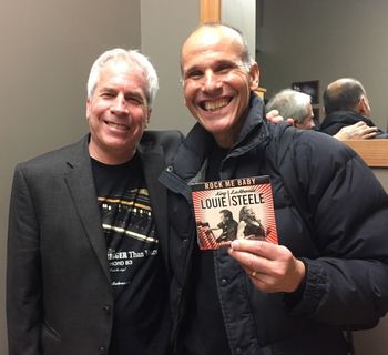 With Yellowjackets keyboardist Russell Ferrante @ Revolution Hall, 2-19-17 Russell is an old friend from our Bay Area days
