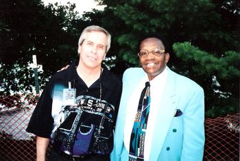 With the late, great soul singer, Howard Tate
