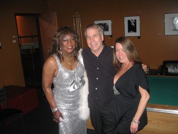 Tracy and me with Soul legend Martha Reeves, 3-14-13--our 3rd gig together
