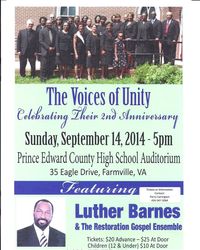 VOICES OF UNITY 2ND ANNIVERSARY WITH LUTHER BARNES