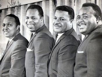 Sweet Baby James with The Del-Tones l to r: Eddie Fontaine, James, Emmett Williams, & Dave English

