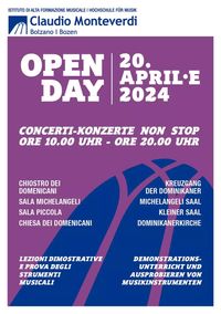 Open Day c/o Conservatorio di Bolzano