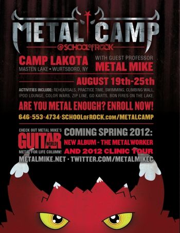 Go Away Camp w. Metal Mike & School Of Rock
