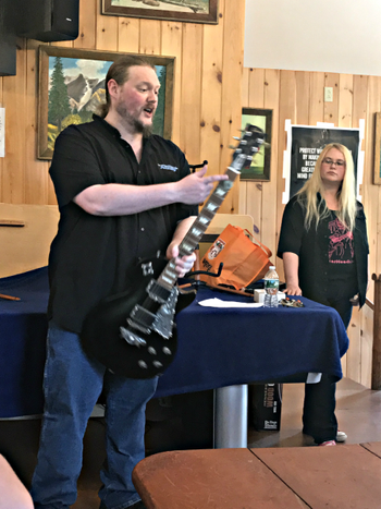 Wayne From GuitarHeads Discussing Custom In-House Guitar Work.
