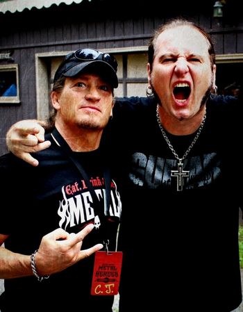 Metal Mike with C.J. - The Metal Motivator - Camp's Very Special Guest
