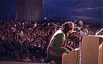 Dick performing at the first Earth Day in Washington D.C. April 22,1970; others who performed - Pete
