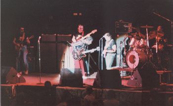 Playing Live with Chuck Berry at Metrodome with Rod Jerke, Sam Irish, Eric LeVan and Terry Brooks (not shown)
