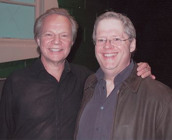 Kevin With Bobby Vee Val Air Ballroom Dressing Room
