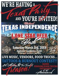 Texas Independence Lone Star Beer Bash
