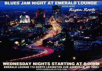 RR_Emerald_Lounge_Blues_Jam_Poster_by_RR
