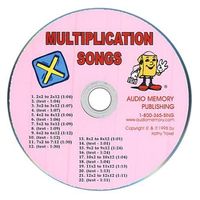MULTIPLICATION SONGS (mp3 downloads) by Kathy Troxel