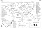World Map with Lyrics (25"x36")