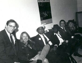 Charlie Feldman, Greg Allman, Willie Dixon, John Lee Hooker & Bobby
