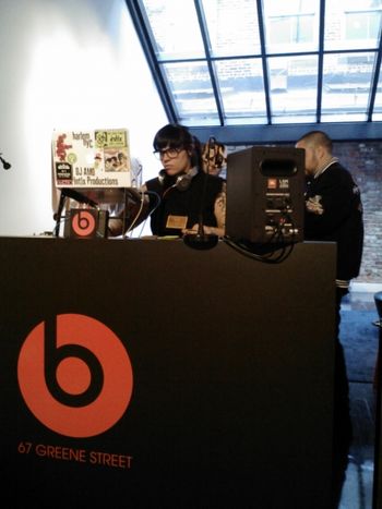 DJ AMORE @ BEATS BY DRE STORE IN SOHO
