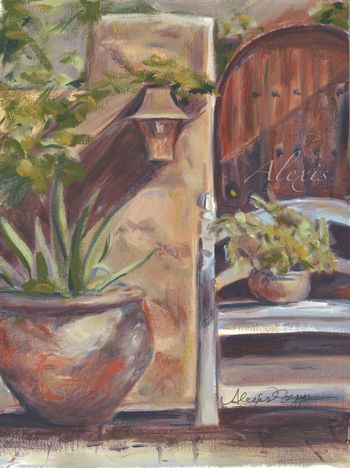 "Sedona Garden" Oil on Canvas
