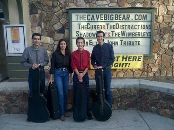 The Cave About to perform at The Cave in Big Bear Lake, CA July 2013
