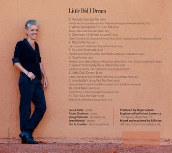 CD back cover by Jane Garrino
