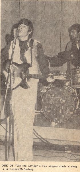 We the Living, David Fox (front left), Tom Barragone (rear) November 22, 1967
