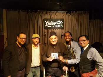 March 24, 2018 - Carl Bartlett, Jr. 4tet with Tunsie Jabbour, after a packed concert! CD Release Tour "PROMISE!" 2017-2018
