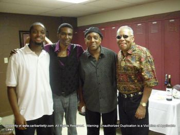 Here with Mark Adams, Bill White, and Lonnie Liston Smith, at King Arts Complex, in Columbus, Ohio!
