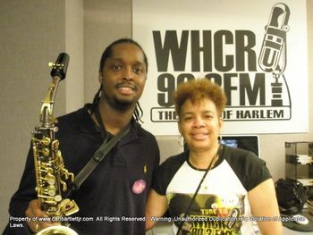 With My Good Friend Dee Ramey (Host of the "I Love Jazz" Show on WHCR 90.3FM) in Harlem!
