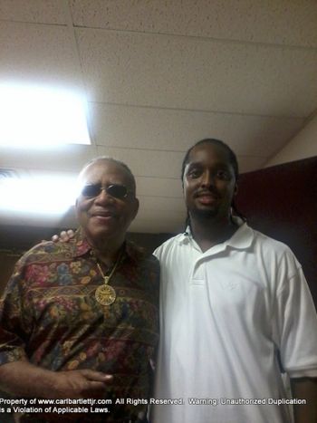 With Legendary Pianist Lonnie Liston Smith, Backstage in Ohio, After Our Performance!  HONORED!
