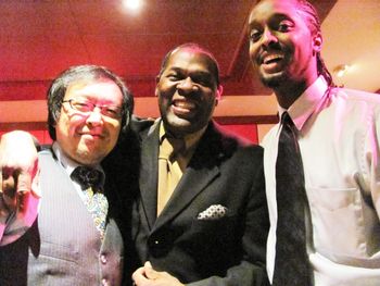 CBJ Band All Smiles After a Monster Performance @ JAZZ at KITANO on September 25, 2014.
