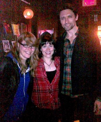 After gig with Jenny Owen Youngs and Paul Dempsey

