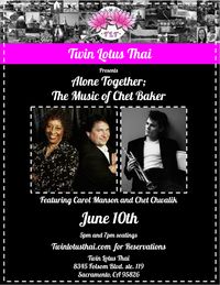Alone Together … the music of Chet Baker